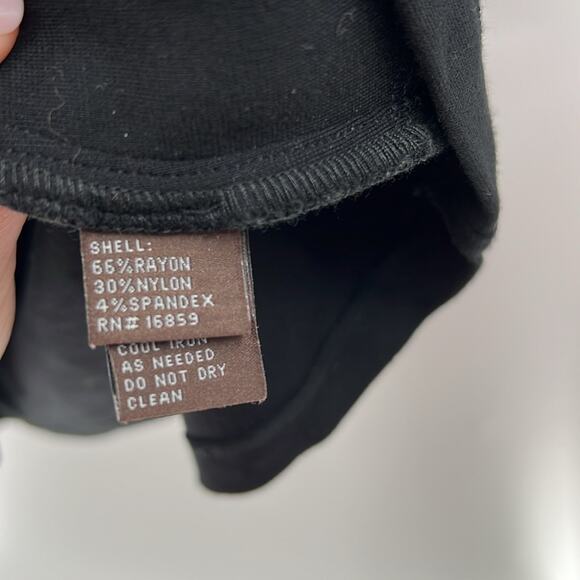 J. McLaughlin Women's Tunic Polo Pullover Top - Black - Medium - Picture 5 of 7